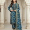 3 Piece khaddar Suit (Stitched) - Image 3