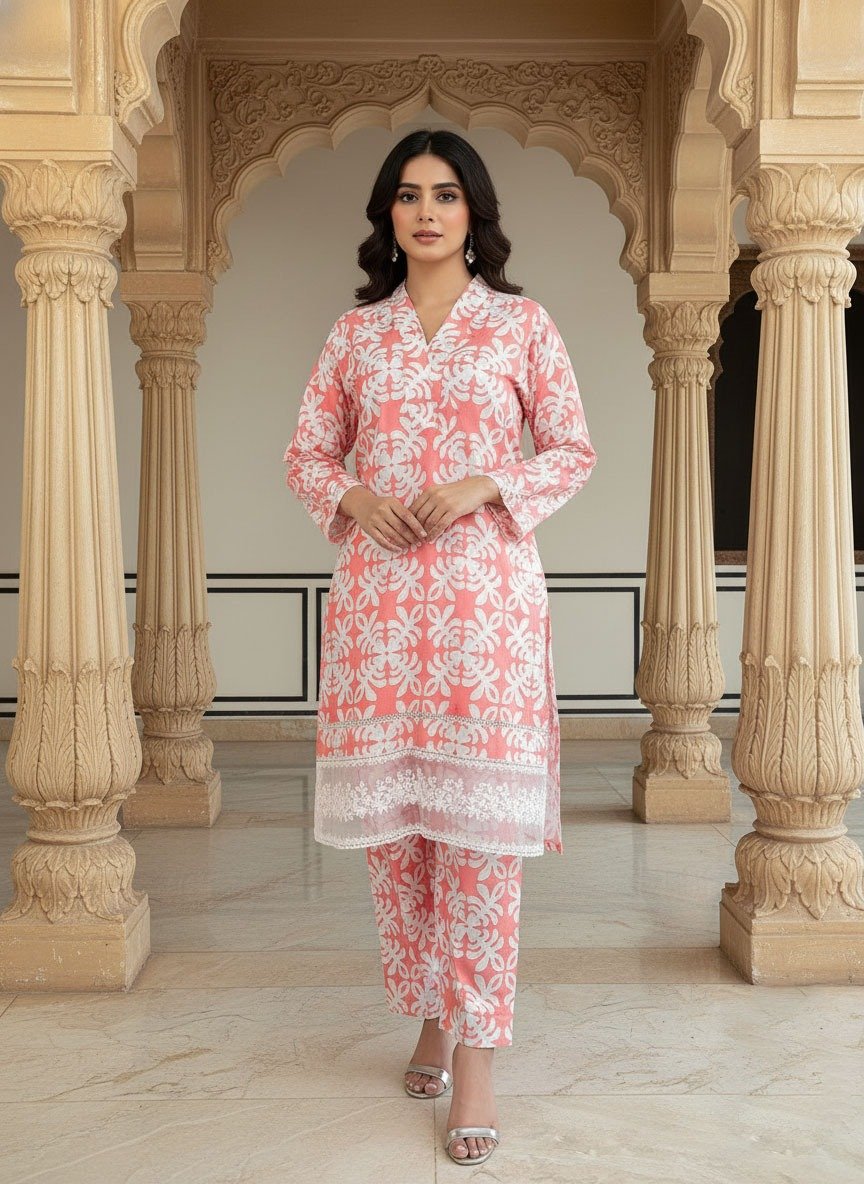 2 Piece Cotton Suit (Stitched) - Image 3