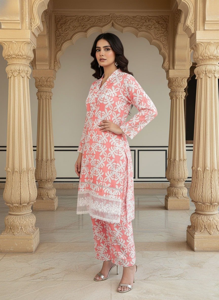 2 Piece Cotton Suit (Stitched) - Image 2