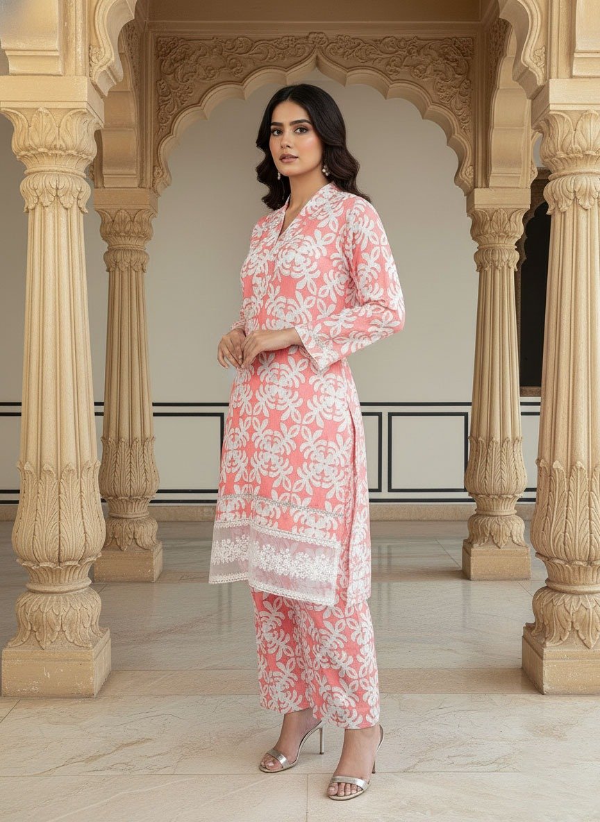 2 Piece Cotton Suit (Stitched) - Image 4