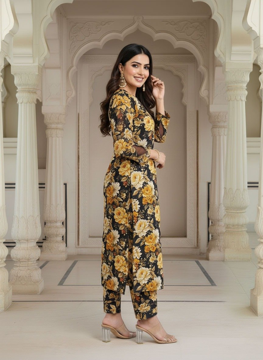 2 Piece Khaddar Suit (Stitched) - Image 3
